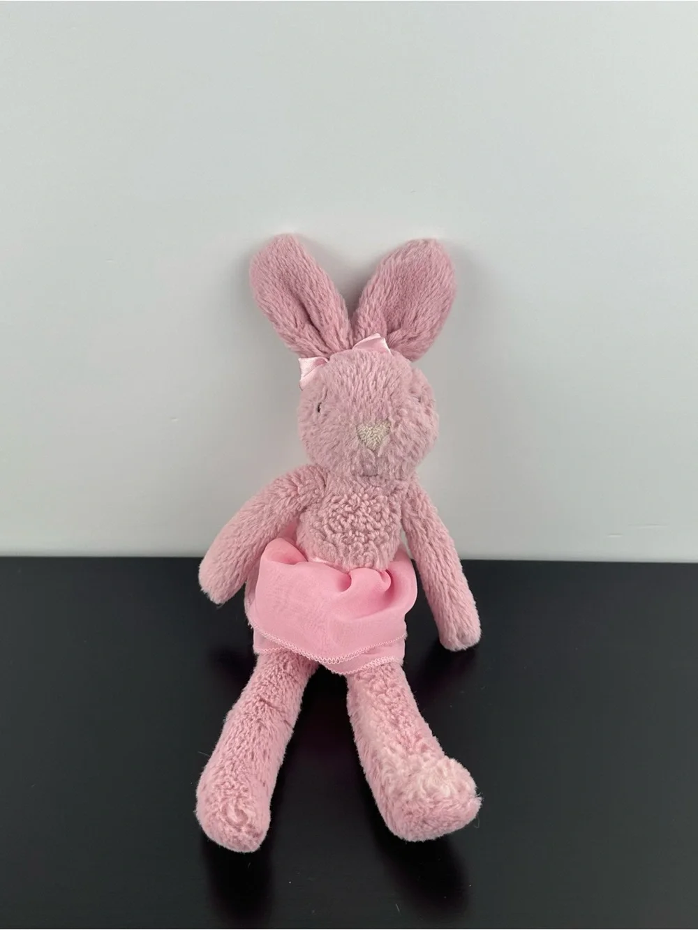 jellycat bunny with pink dress Jellycat Petal Bunny Rabbit Comforter Baby Soft Toy Pink Floral Dress (a1)